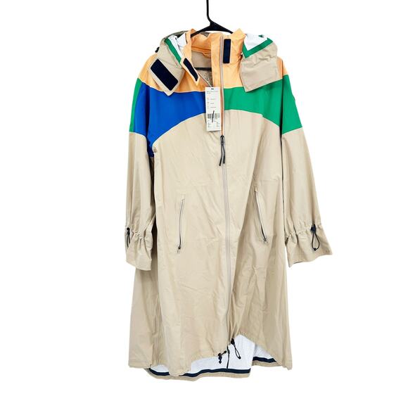 Sweaty Betty Retro Parachute Parka Raincoat Size S NEW FLAW - Picture 2 of 6